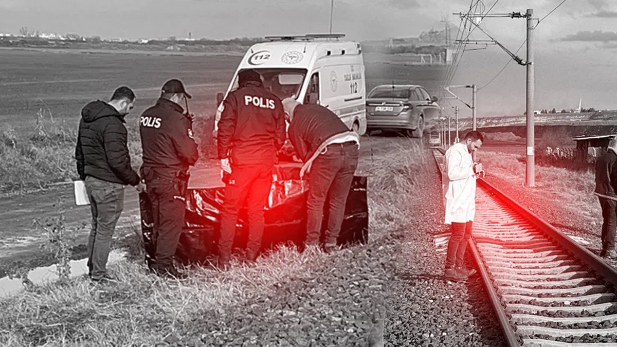 Tekirdağ’da korkunç kaza: Raylardan karşıya geçmek isterken can verdi!