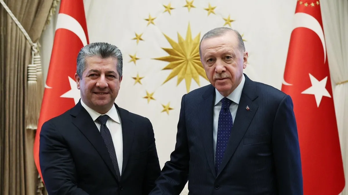 Başkan Erdoğan, IKBY Başbakanı Mesrur Barzani’yi kabul etti