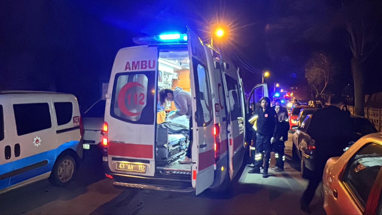 Kütahya’da apartmanda yangın