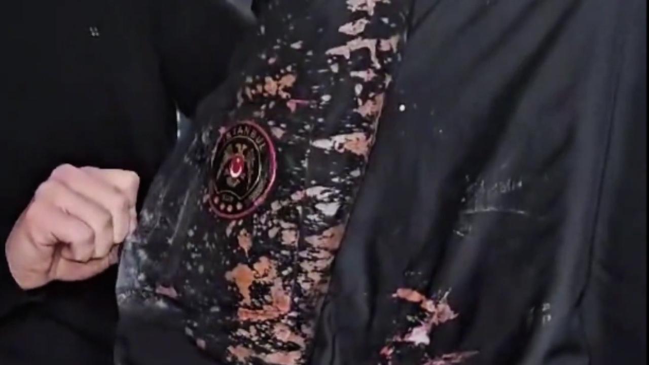 Provokatörlerden polise asitli ve baltalı saldırı