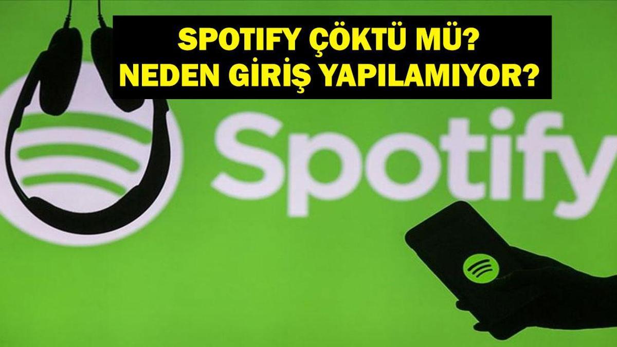 SPOTIFY ÇÖKTÜ MÜ? 16 Nisan Spotify neden açılmıyor? Spotify neden siyah ekran çıkıyor?